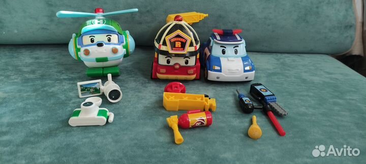 Поли робокар, трансформеры