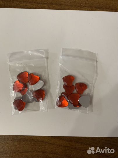 Полубусины, стразы