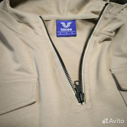 Спортивный костюм женский 48 50 бежевый