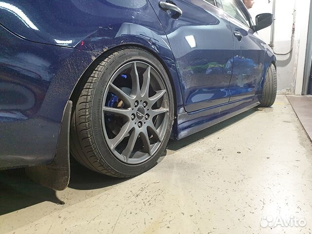 Накладки на пороги Skoda Rapid CSR Style