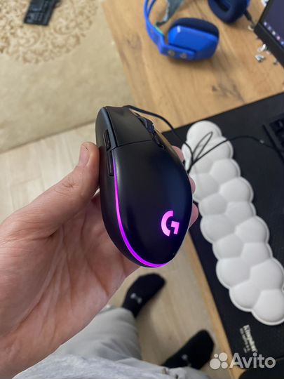 Клавиатура okllick 930G+logitech g102