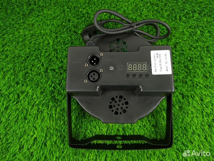 Яркий разноцветный прожектор par led 7*8 ватт