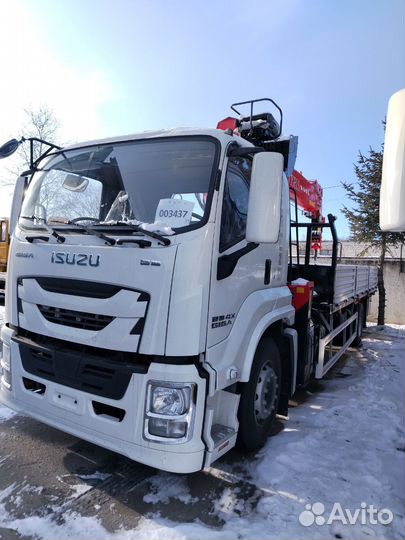 Бортовой грузовик Isuzu Giga CYZ52T с КМУ VIGRUS, 2024