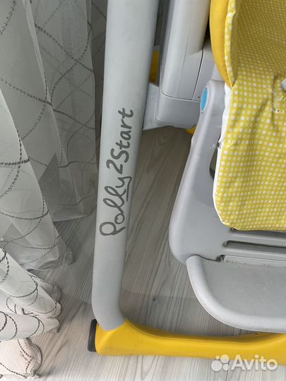Стульчик для кормления chicco polly 2 start
