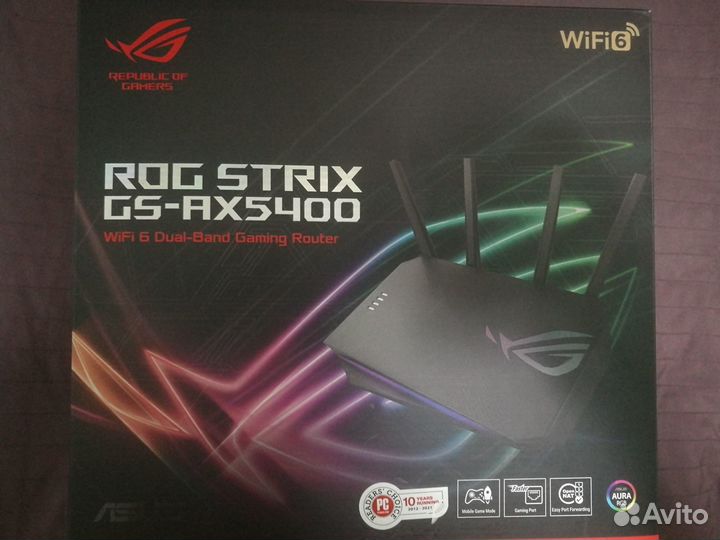 Asus ROG strix GS-AX5400 Wi-Fi 6 для Oculus + VPN
