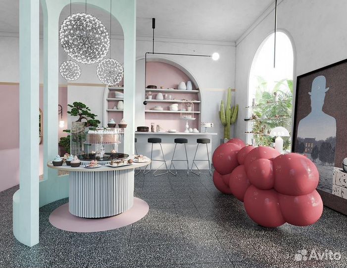 Стойка ресепшн барная стойка