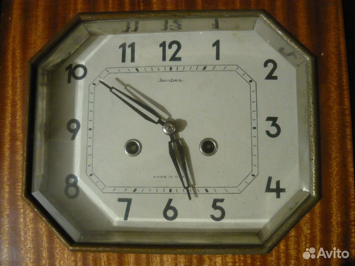 Часы с боем Янтарь СССР 1976 г