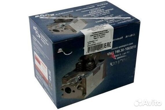 Головка блока камаз-евро в сборе