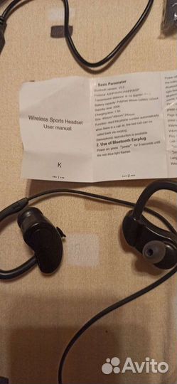 Беспроводные наушники wireless sports headset