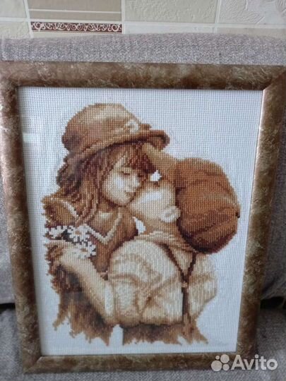 Картина вышитая крестом