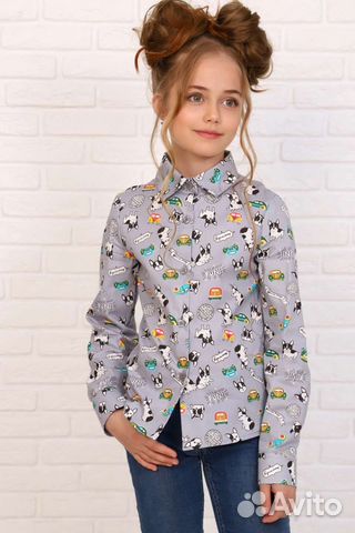 Рубашка для девочки размер 158