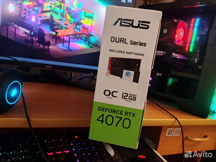 Видеокарта nvidia geforce RTX 4070 (12GB)