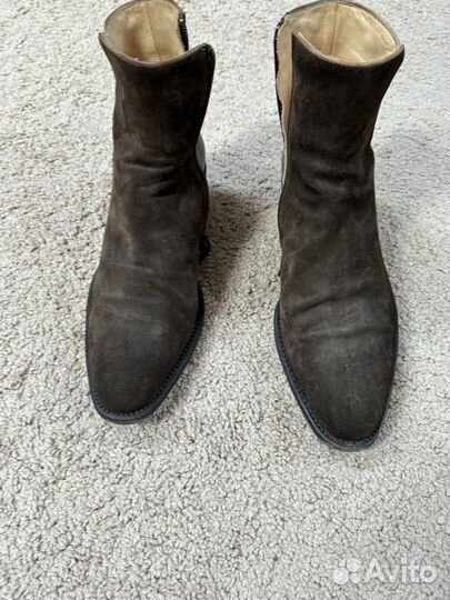 Сапоги мужские кожаные