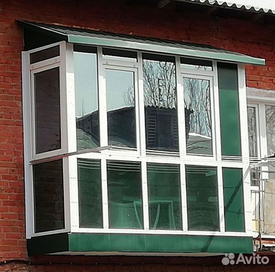 Остекление балконов и лоджий пвх