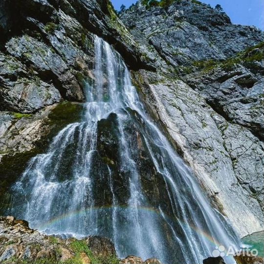 Джип-Тур в Абхазию Гегский водопад, Рица