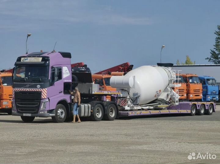 Установка автобетоносмесителя тза