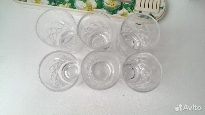 Хрустальные стопки (малые) Дятьковский хрусталь