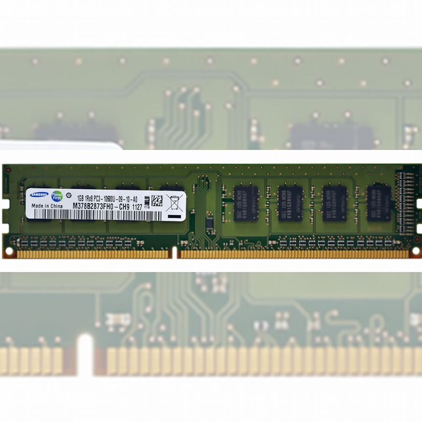 [M378B2873FH0-CH9] Оперативная Память Samsung 1gb M378b2873fh0-Ch9