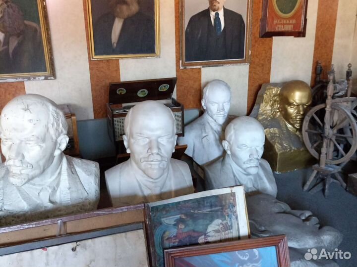 Бюст ленина большой гипс