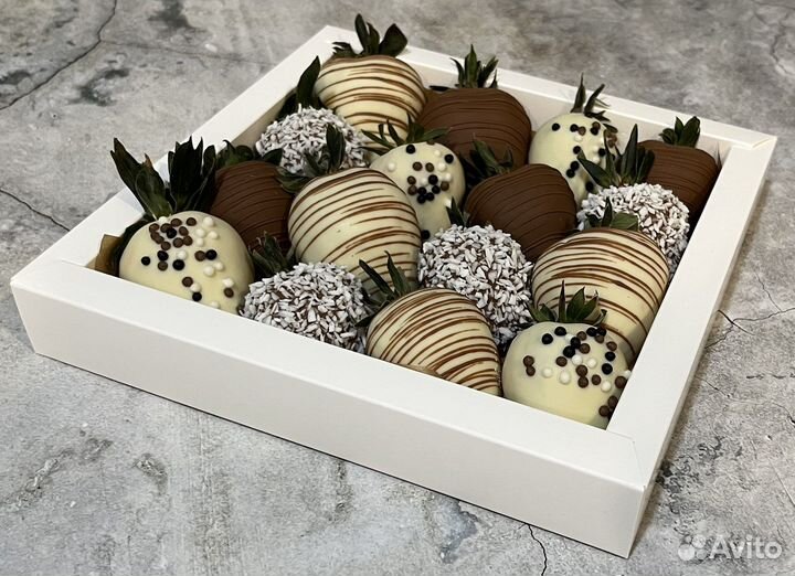 Клубника в шоколаде набор «ChocoWow» средний