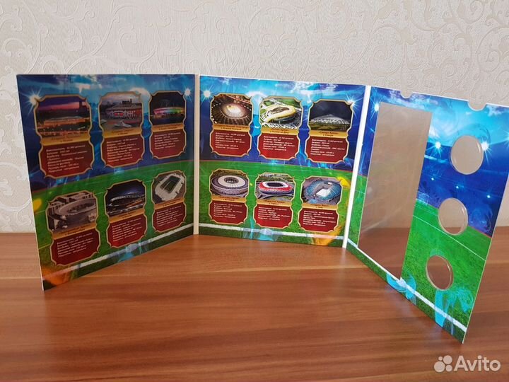 Альбом для монет и банкноту fifa Чемпионата мира 2