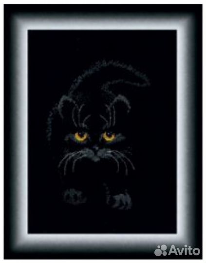 Черный кот. Вышивальный набор