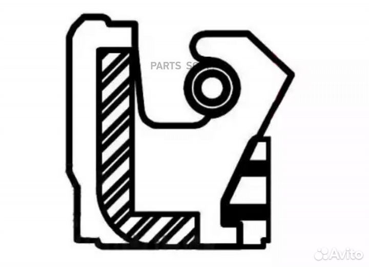 Corteco 19020606B 190 206 06C сальник механизма ру