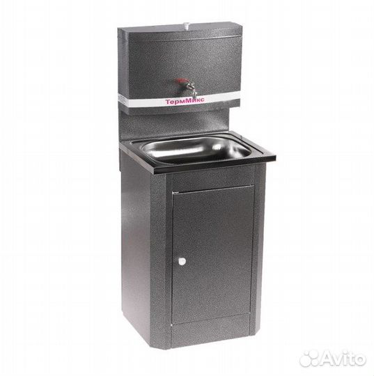 Умывальник с тумбой для дачи с нагревом воды и без