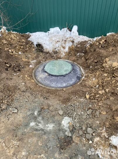 Септик из бетонных колец под ключ