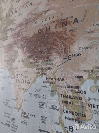 Карта мира на стену Икея