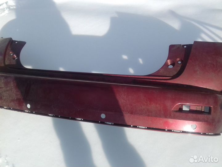 Nissan Juke бампер задний вишня оригинал