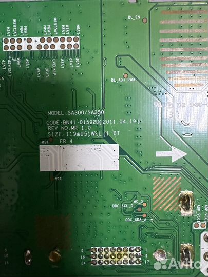 Системная плата монитора Samsung SA300/SA350