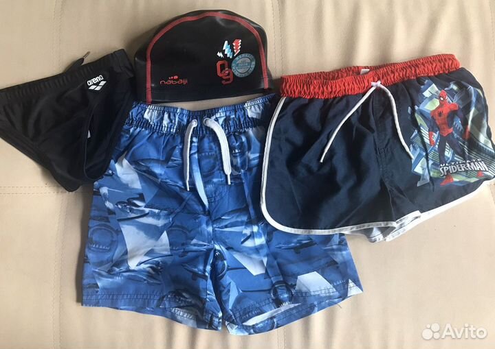 Плавки Arena, kiabi, Marvel, шапочка для плавания