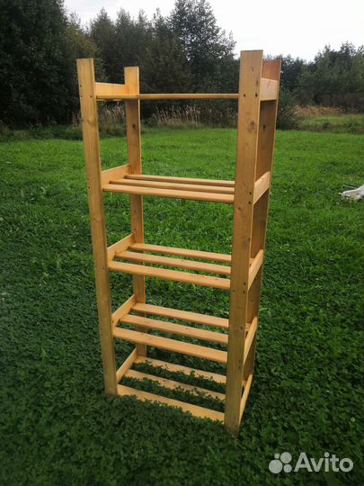 Стеллаж деревянный