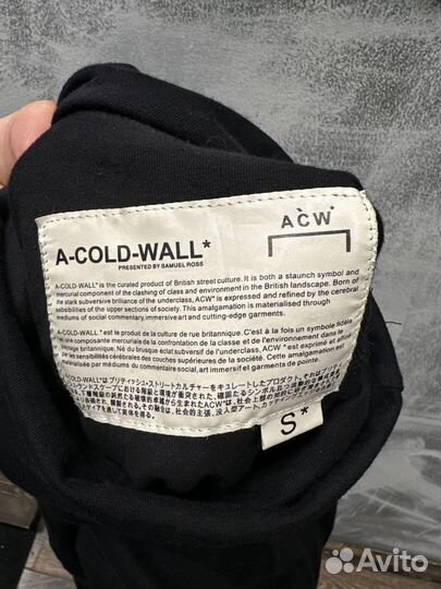 Лонгслив A Cold Wall Black Classic Logo Оригинал