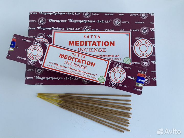 Благовония satya в ассортименте