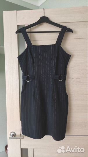 Школьный сарафан синий