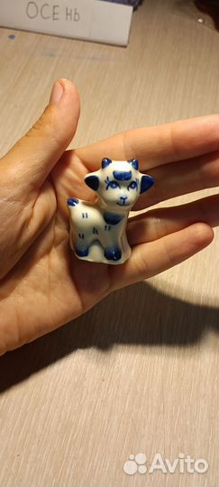 Фигурка козлёнок гжель