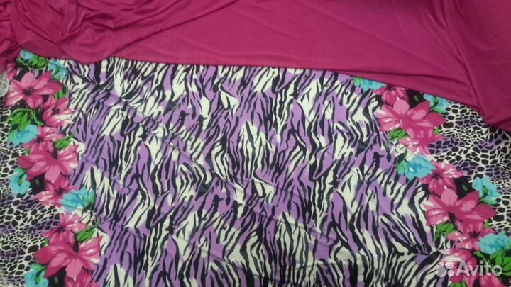 Отрез ткани трикотаж- масло 