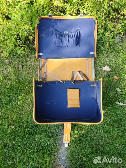 Чемодан кожаный от швейной машины СССР