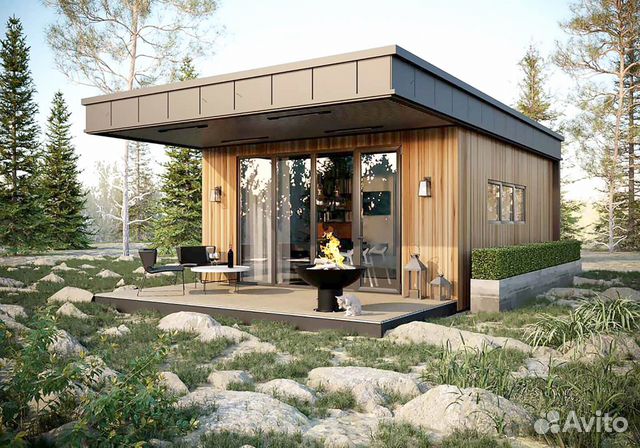 Туапсе модульный дом терраса