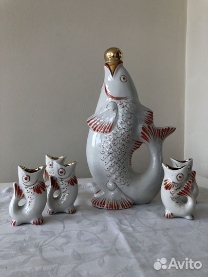 Набор для крепких напитков «рыбки» СССР