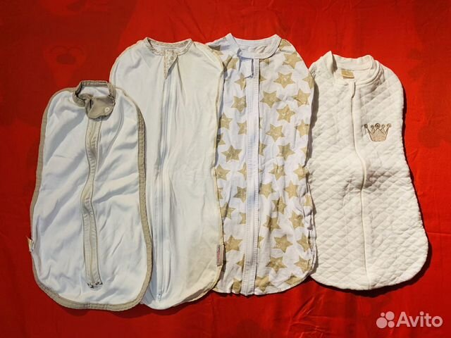 Кокон для новорожденных спальный мешок 4 шт