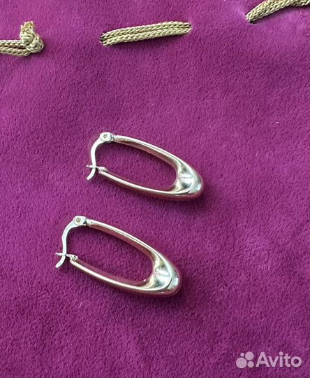 Золотые серьги