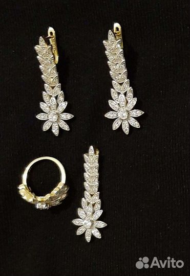 Серебряный комплект. 925 проба