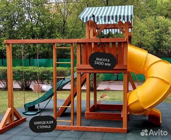 Детская площадка домик на дачу