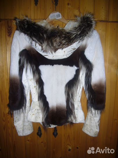 Куртка кожаная с мехом