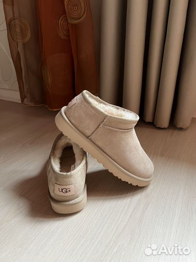 Ультракороткие Угги Ugg Tasman Sand бежевые