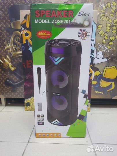 Блютуз колонка большая ZQS6201 58см