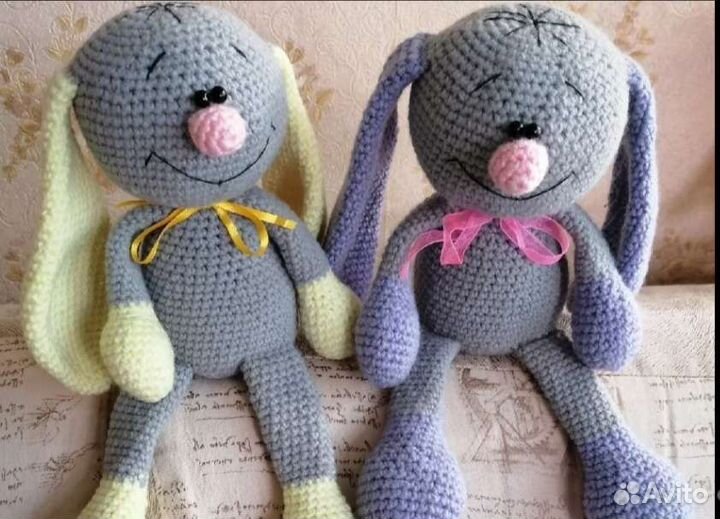 Вязаные игрушки ручной работы